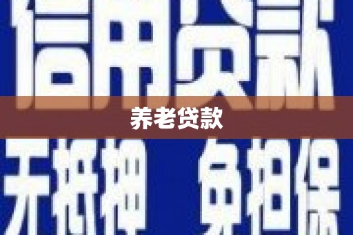 泗县养老贷款