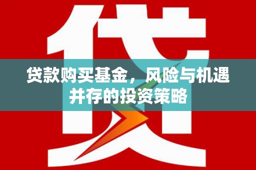 矿区贷款购买基金，风险与机遇并存的投资策略