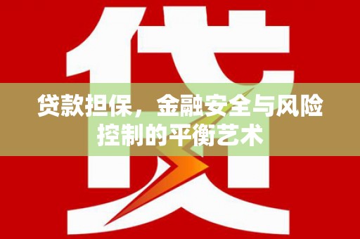 南岳贷款担保，金融安全与风险控制的平衡艺术
