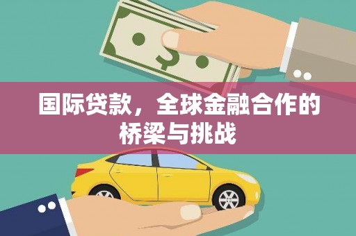昭平国际贷款，全球金融合作的桥梁与挑战