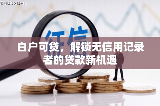 布拖白户可贷，解锁无信用记录者的贷款新机遇
