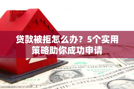 云岩贷款被拒怎么办？5个实用策略助你成功申请
