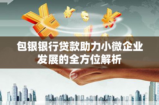 鄢陵包银银行贷款助力小微企业发展的全方位解析
