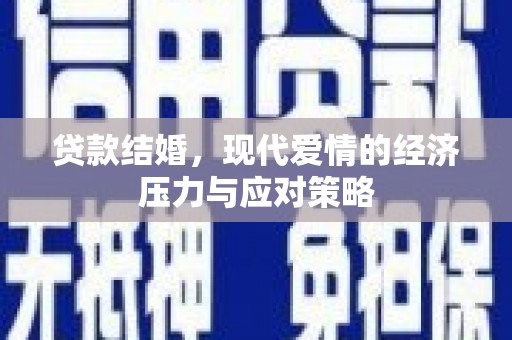 淮上贷款结婚，现代爱情的经济压力与应对策略