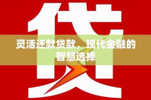 金塔灵活还款贷款，现代金融的智慧选择