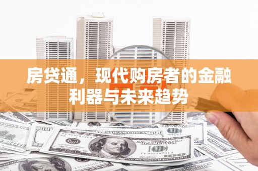 新泰房贷通，现代购房者的金融利器与未来趋势
