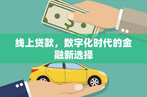 昭化线上贷款，数字化时代的金融新选择