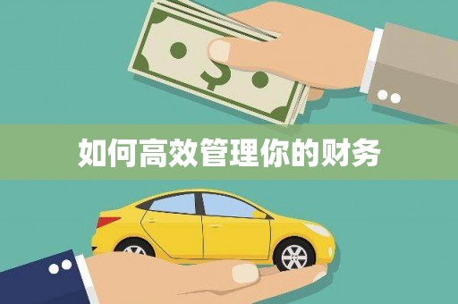 水富如何高效管理你的财务