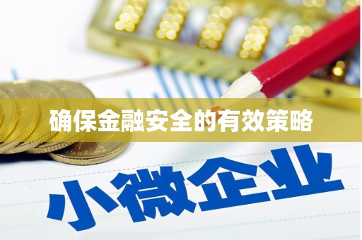 齐齐哈尔确保金融安全的有效策略