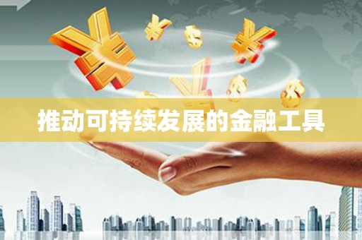沿滩推动可持续发展的金融工具